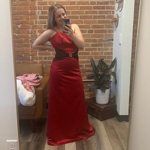 Black & Red Formal Dress